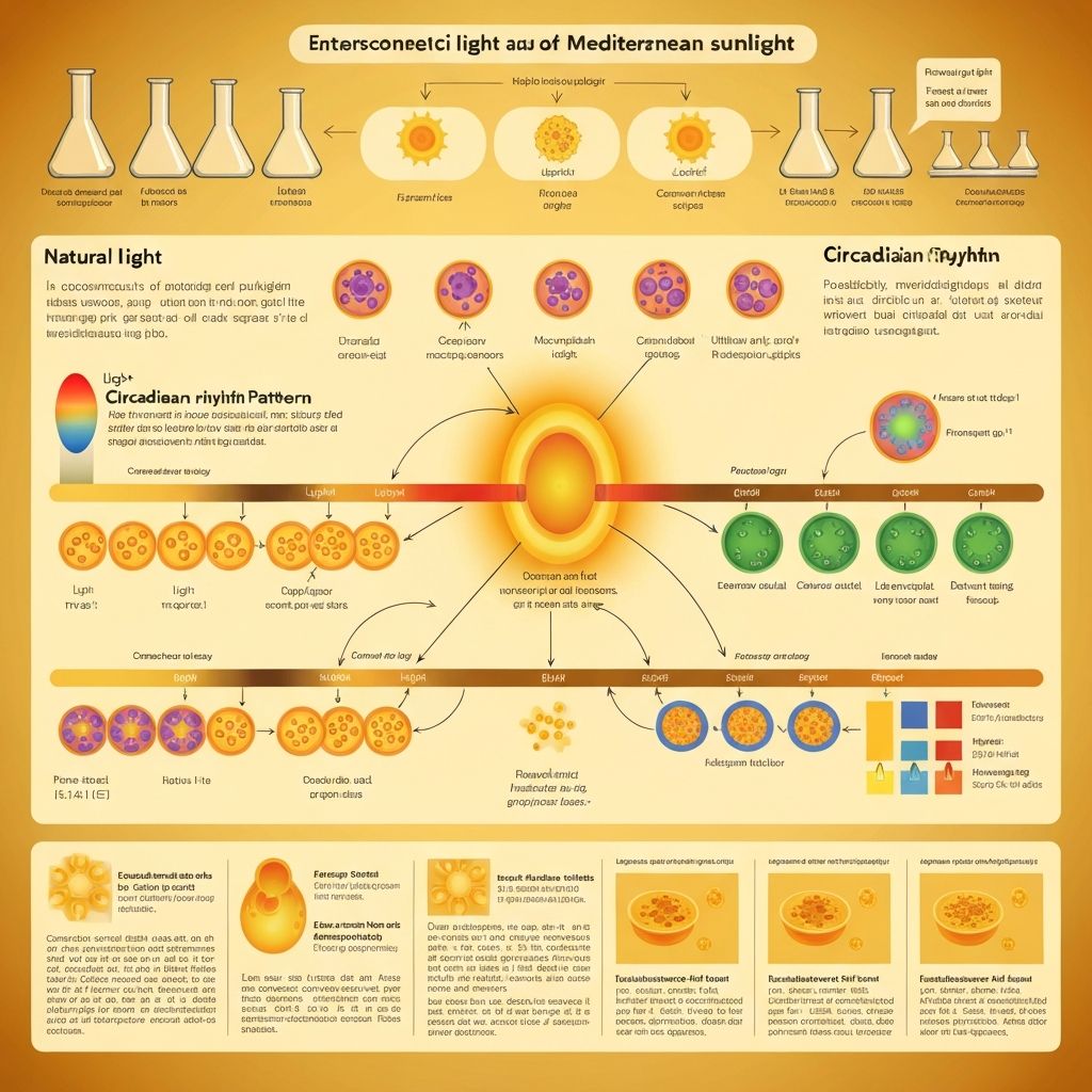 Natural light and metabolic processes visualization